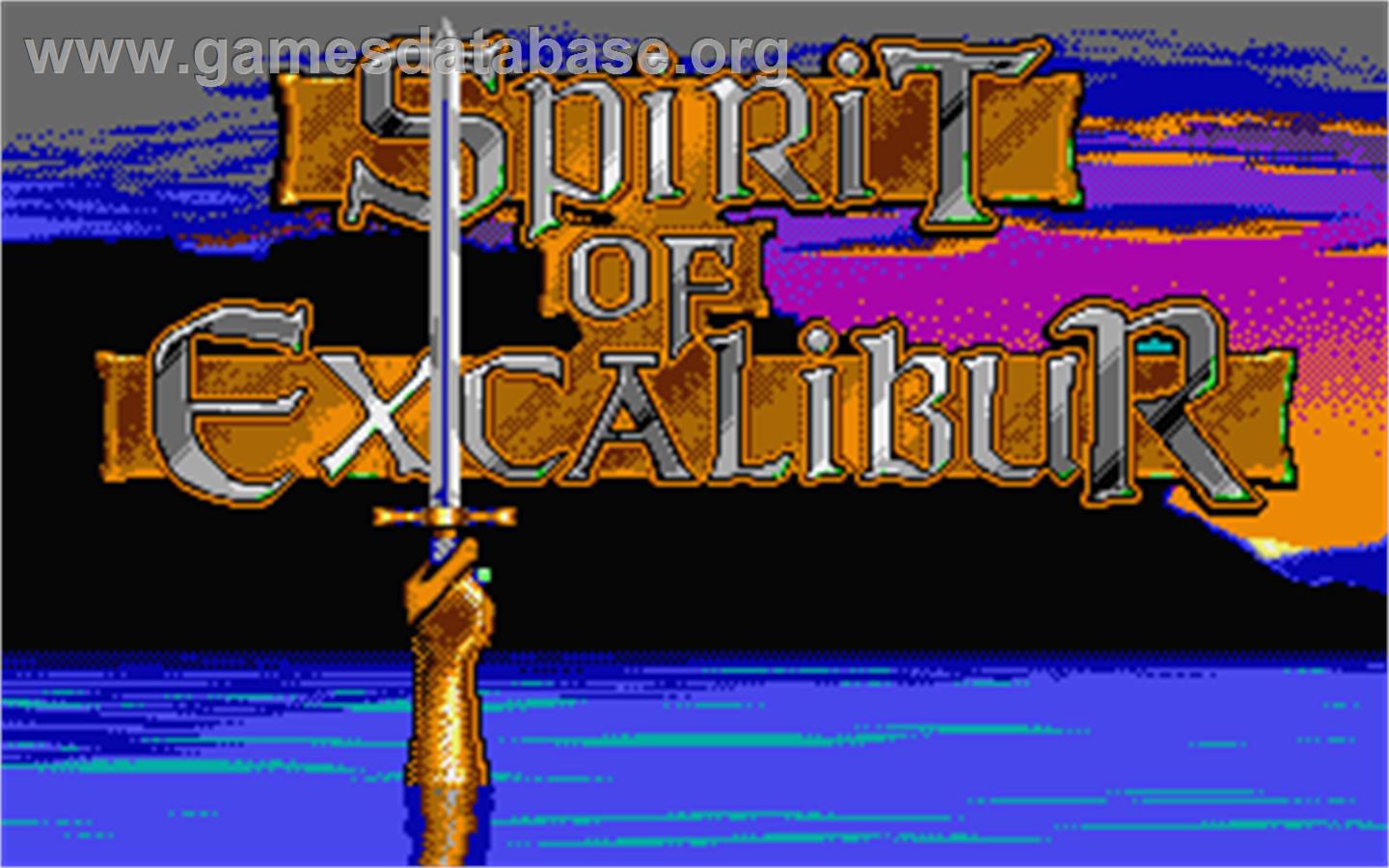 Spirit of Excalibur - Atari ST - Artwork - Title Screen