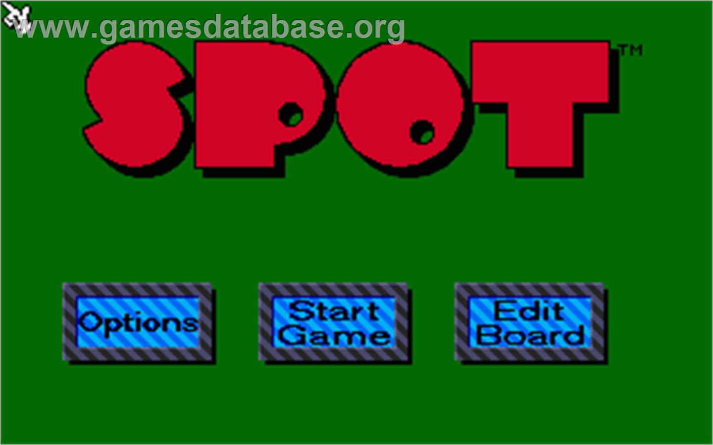 Spot - Atari ST - Artwork - Title Screen
