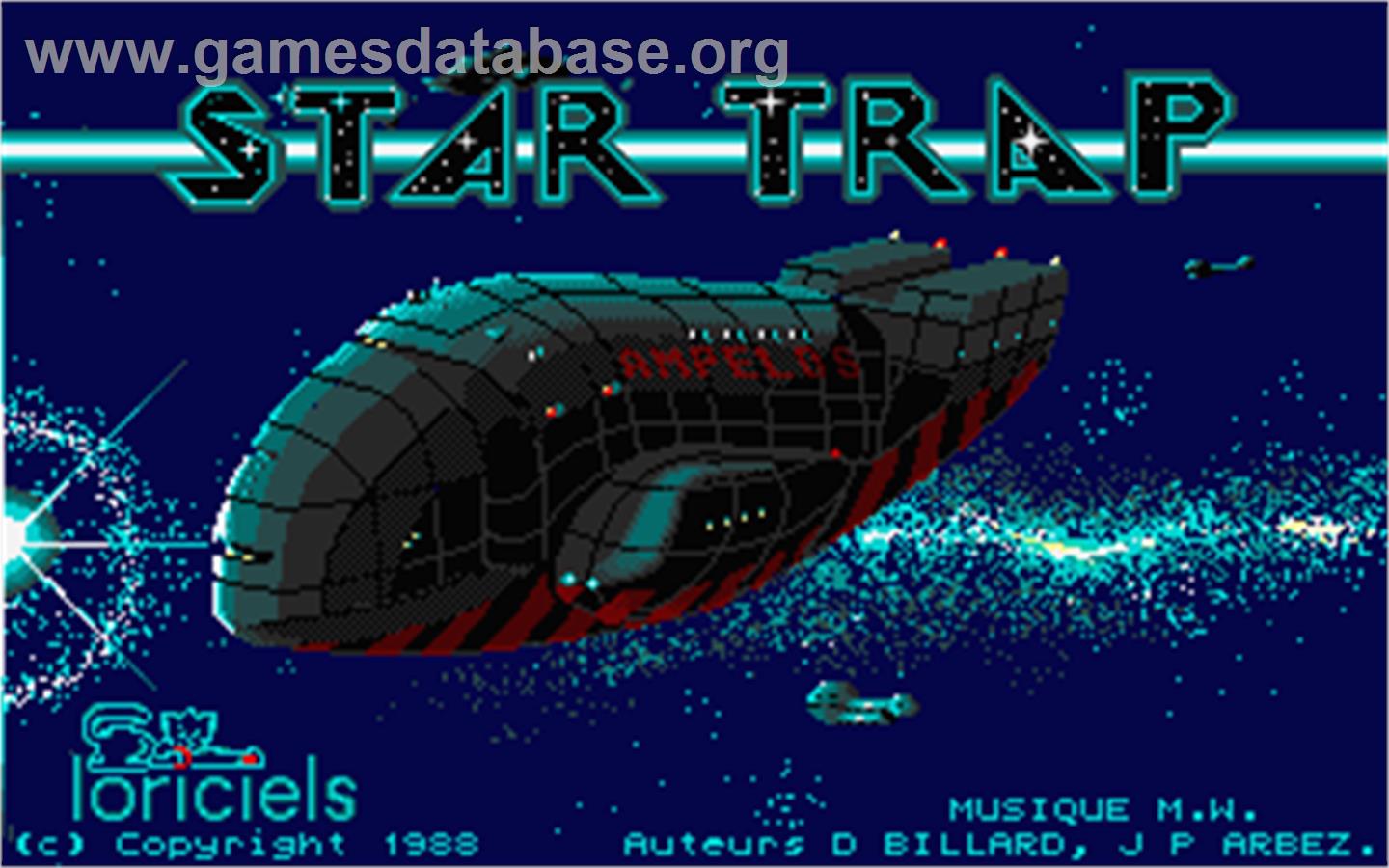 Star Trap - Atari ST - Artwork - Title Screen