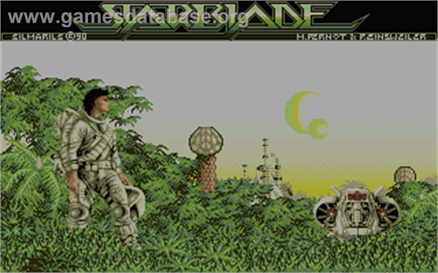 Starblade - Atari ST - Artwork - Title Screen