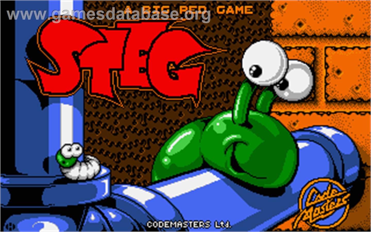 Steg the Slug - Atari ST - Artwork - Title Screen