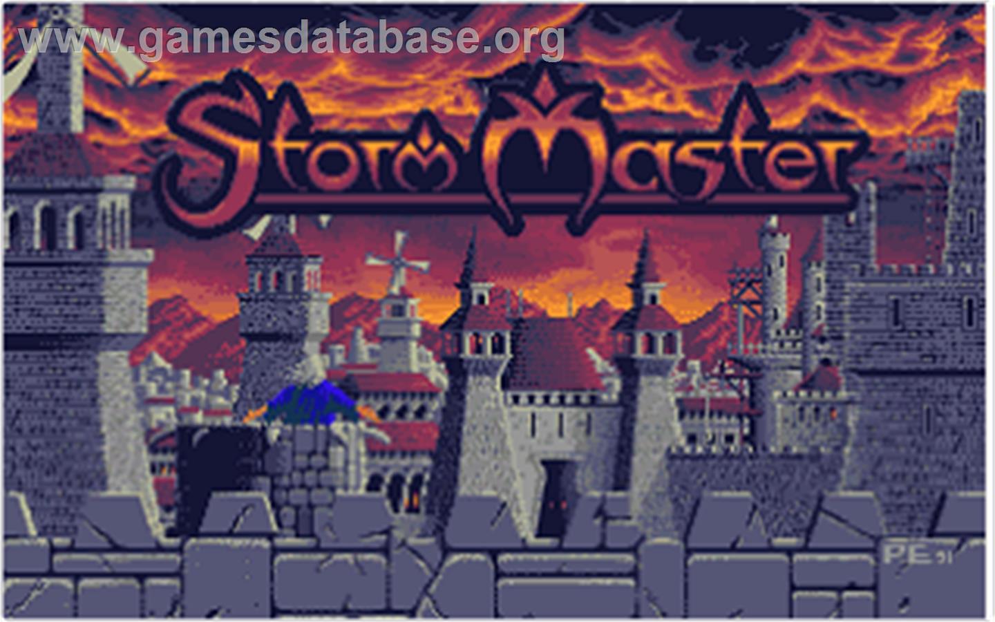 Storm Master - Atari ST - Artwork - Title Screen