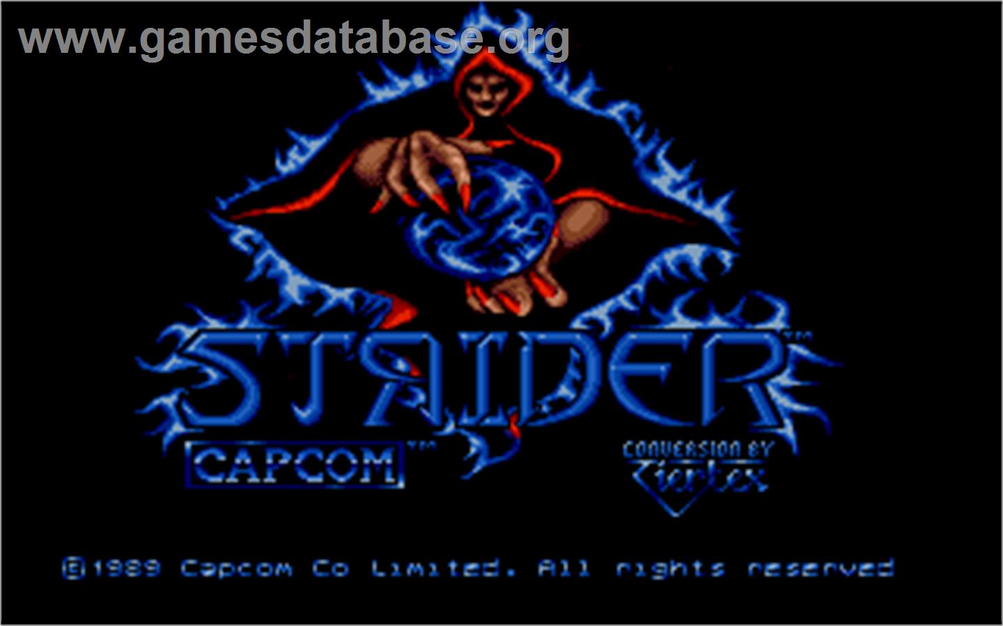 Strider 2 - Atari ST - Artwork - Title Screen