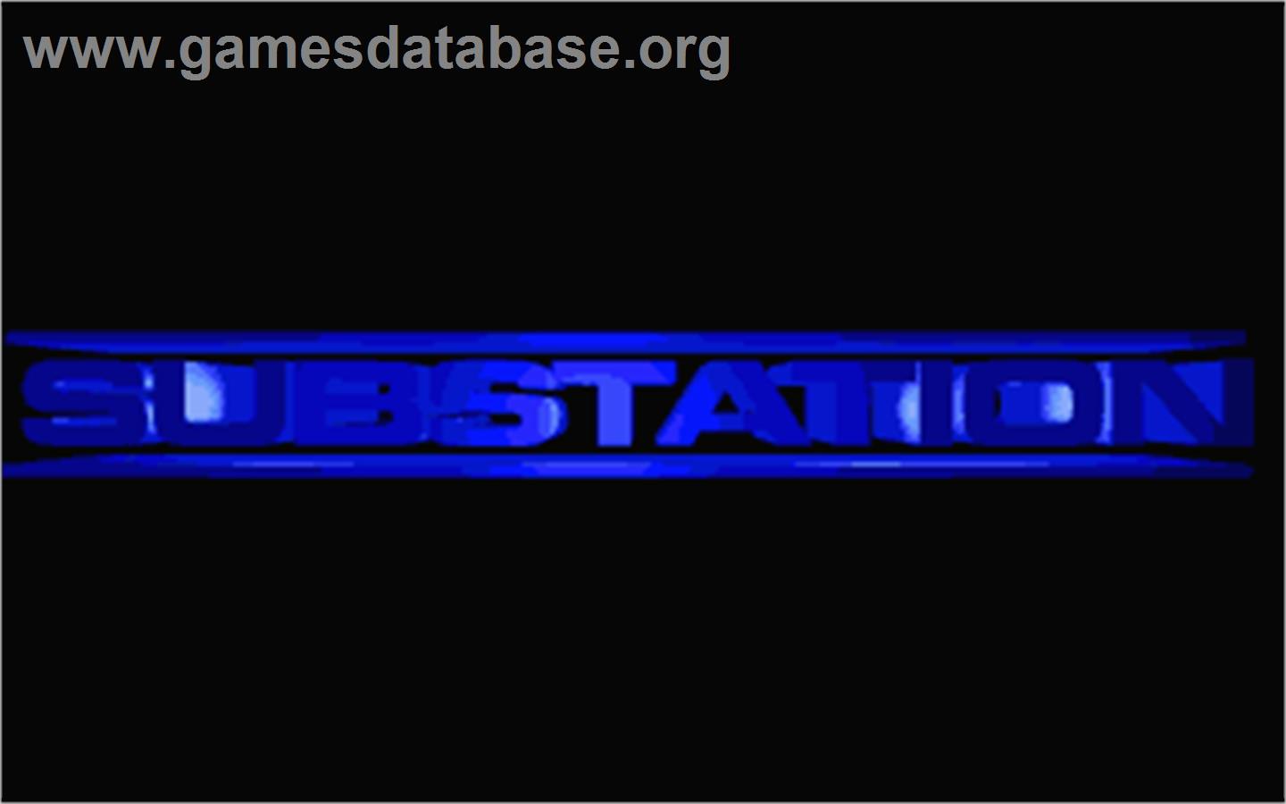 Substation - Atari ST - Artwork - Title Screen