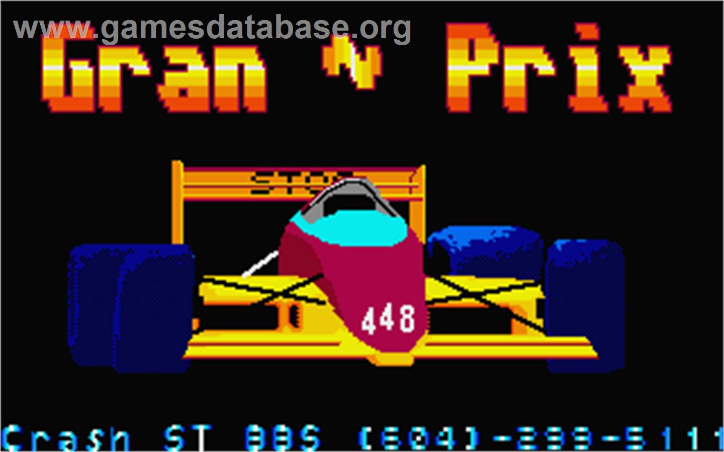 Super Grand Prix - Atari ST - Artwork - Title Screen