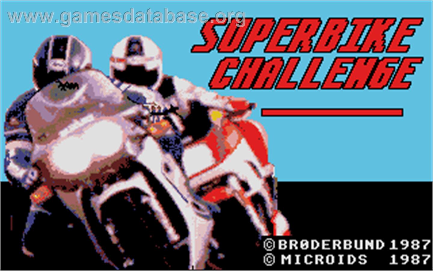 Superbike Challenge - Atari ST - Artwork - Title Screen