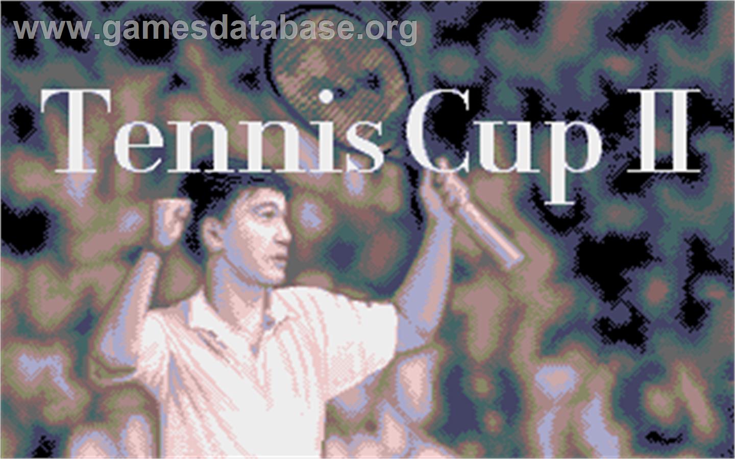 Tennis Cup 2 - Atari ST - Artwork - Title Screen