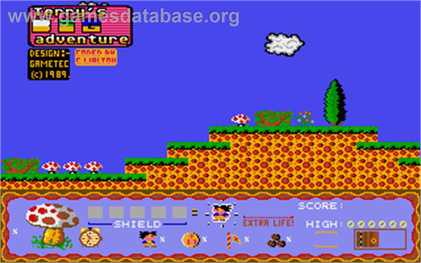 Terry's Big Adventure - Atari ST - Artwork - Title Screen