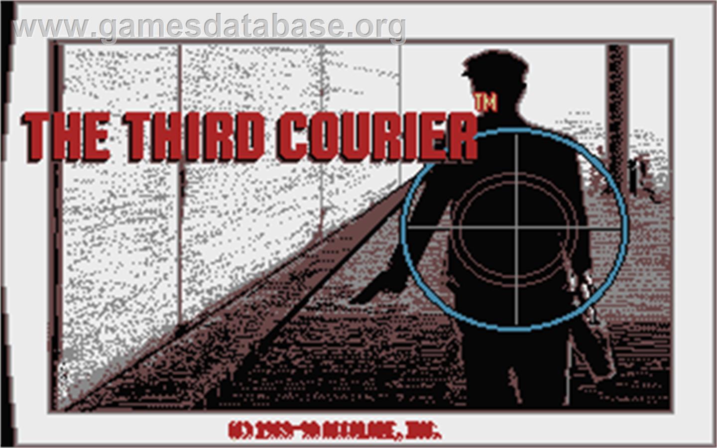 Third Courier - Atari ST - Artwork - Title Screen