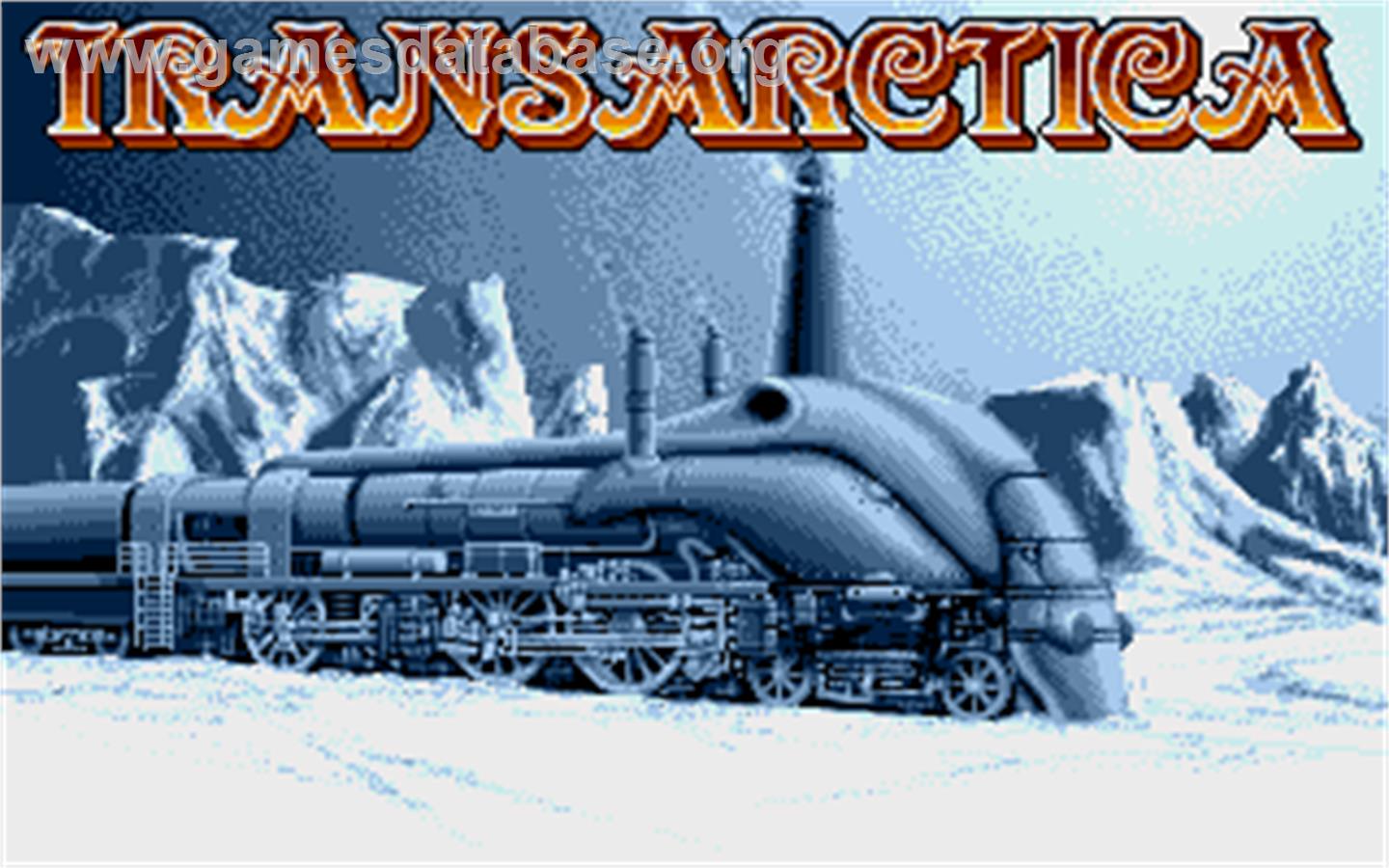 Transarctica - Atari ST - Artwork - Title Screen
