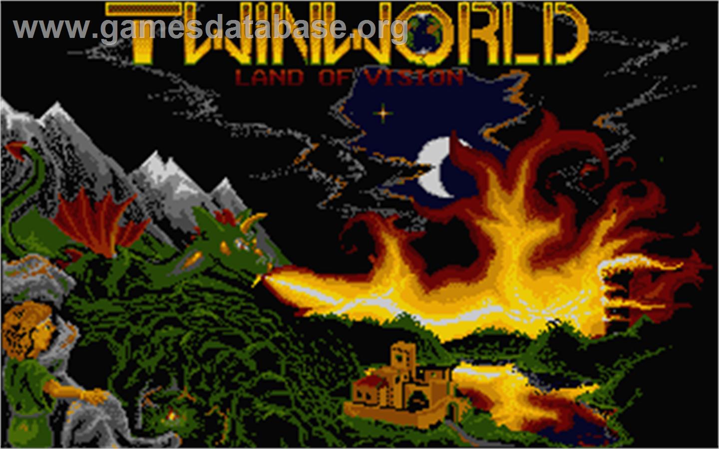 TwinWorld: Land of Vision - Atari ST - Artwork - Title Screen