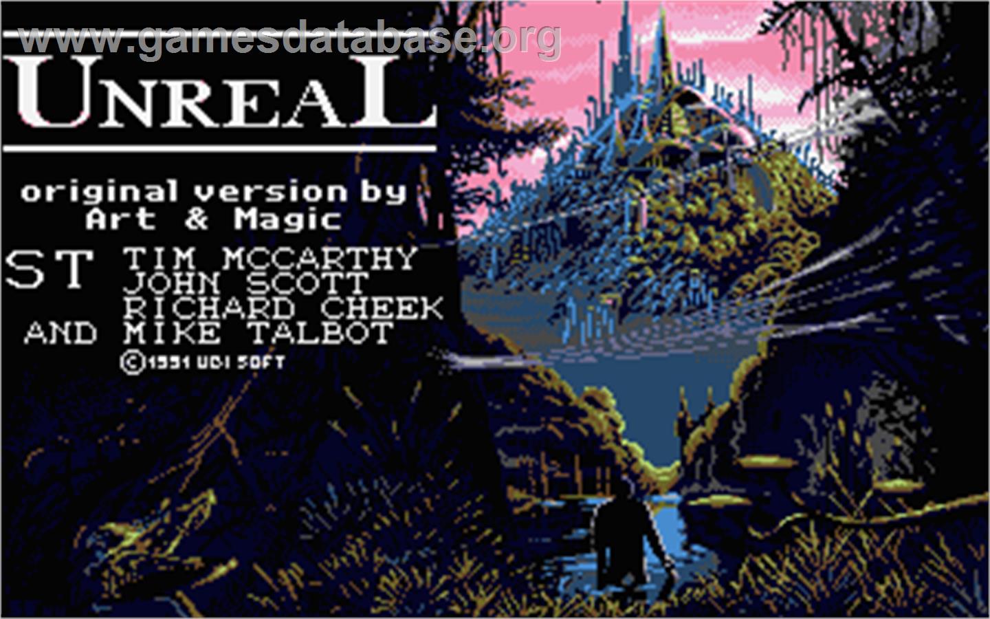 Unreal - Atari ST - Artwork - Title Screen