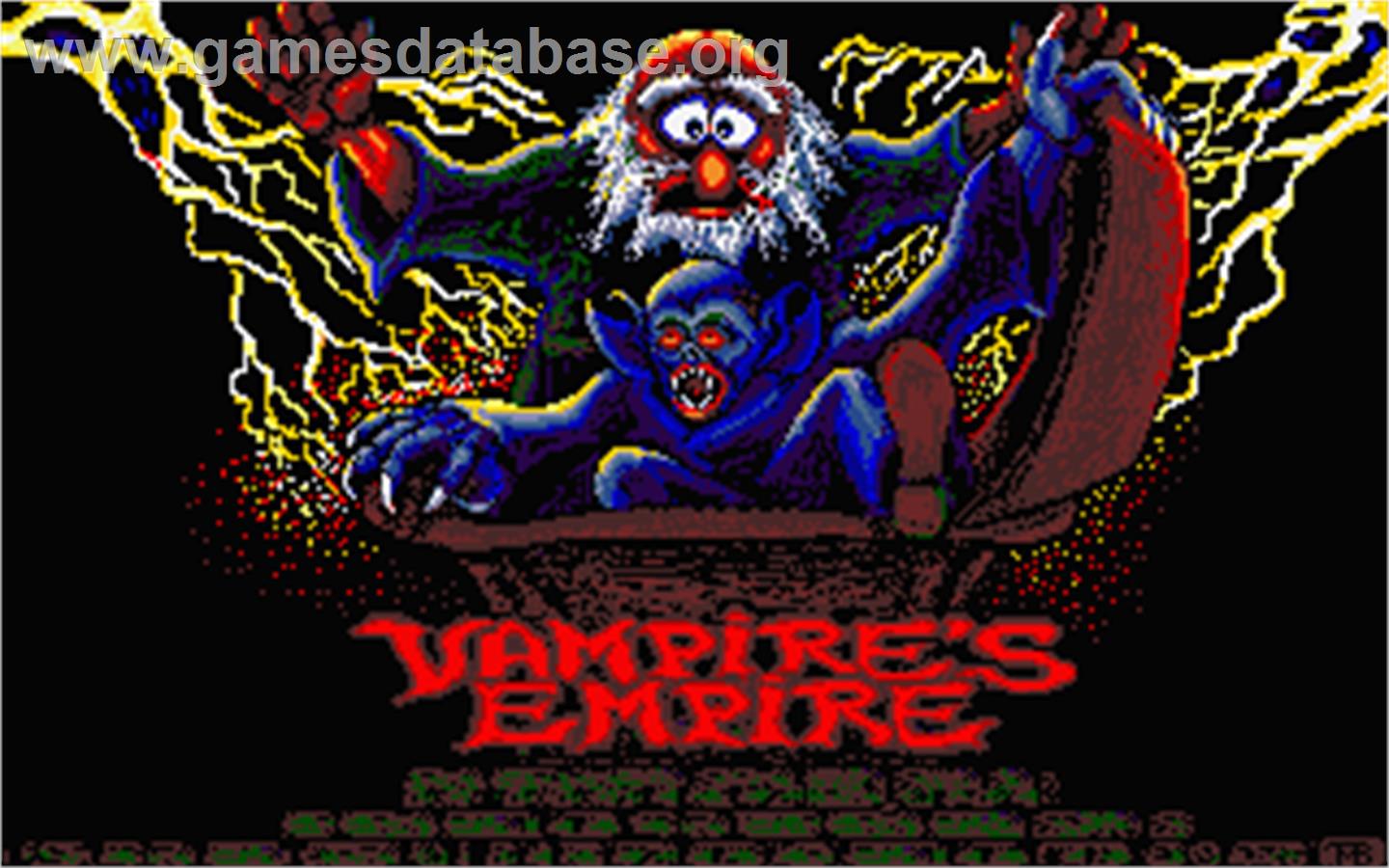 Vampire's Empire - Atari ST - Artwork - Title Screen