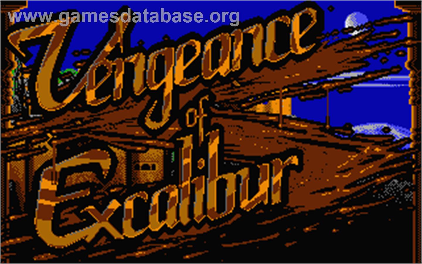 Vengeance of Excalibur - Atari ST - Artwork - Title Screen