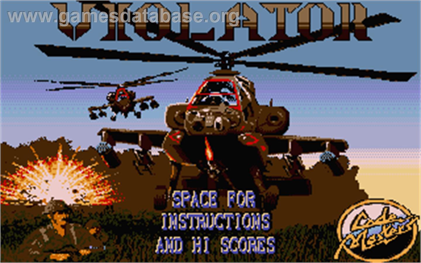 Violator - Atari ST - Artwork - Title Screen