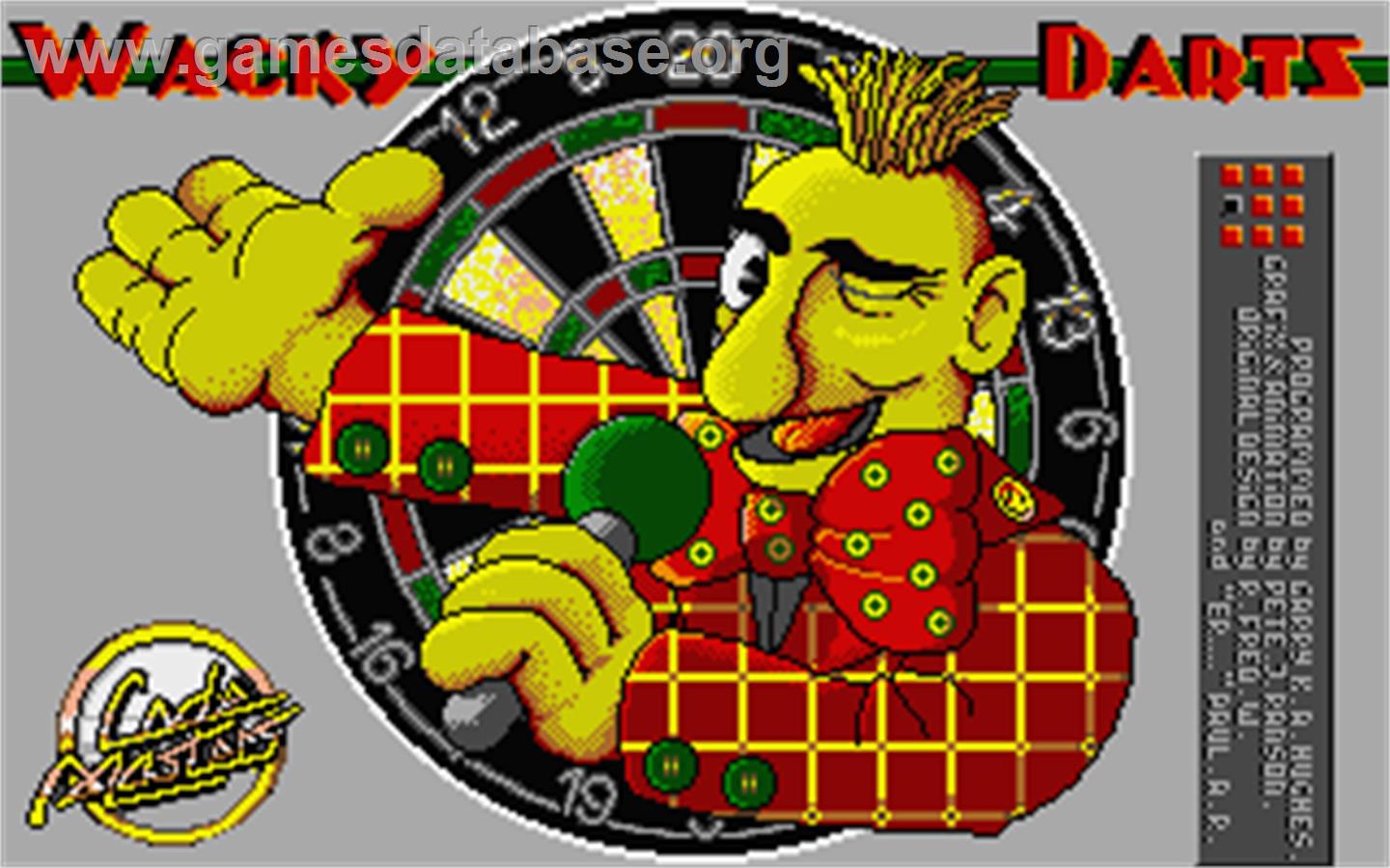 Wacky Darts - Atari ST - Artwork - Title Screen