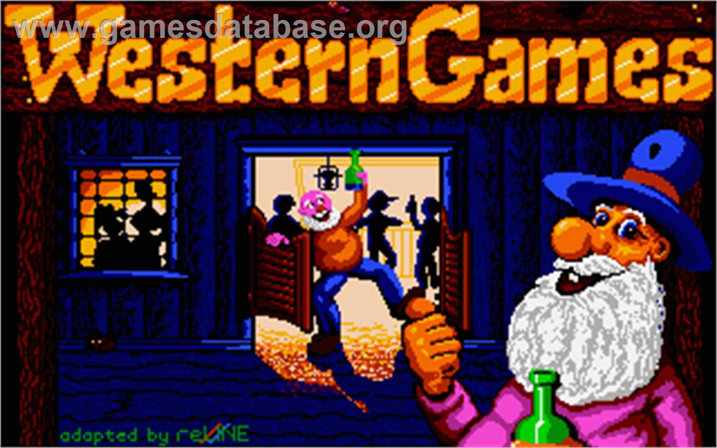 Western Games - Atari ST - Artwork - Title Screen