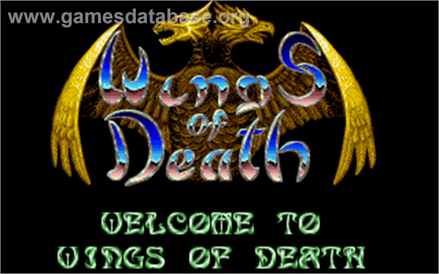 Wings of Death - Atari ST - Artwork - Title Screen
