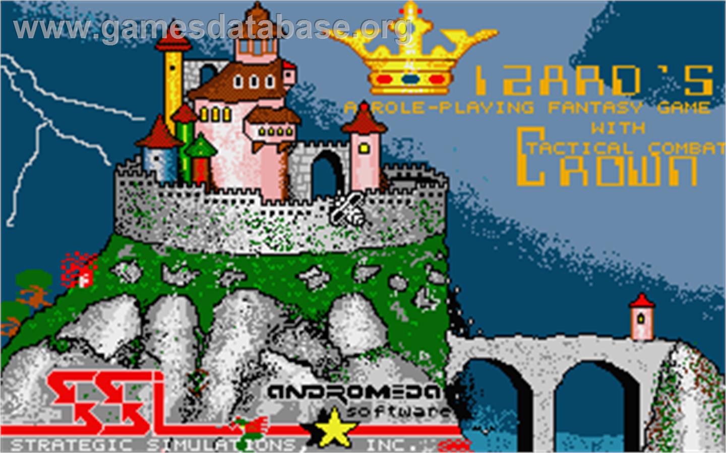Wizard's Crown - Atari ST - Artwork - Title Screen