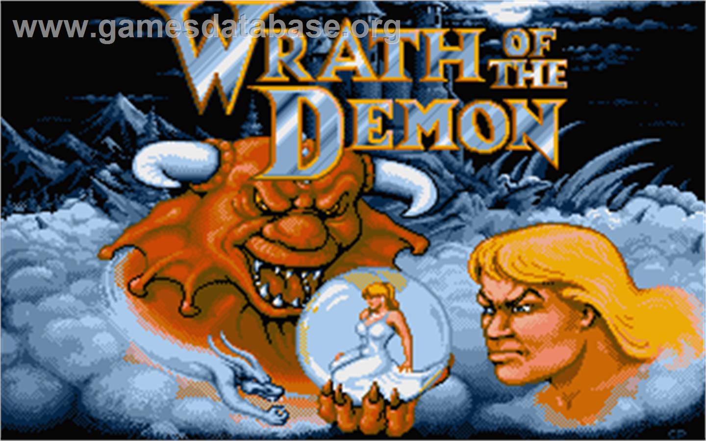 Wrath of the Demon - Atari ST - Artwork - Title Screen