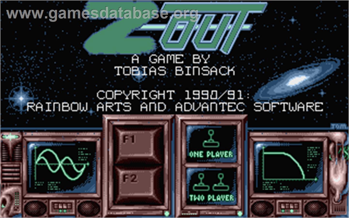 Z-Out - Atari ST - Artwork - Title Screen