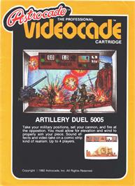 Box cover for Artillery Duel on the Bally Astrocade.