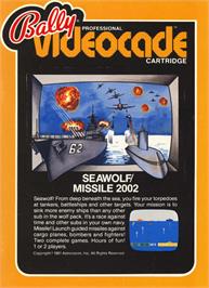 Box cover for Seawolf on the Bally Astrocade.