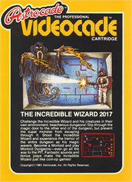 Box cover for Wizard of Wor on the Bally Astrocade.