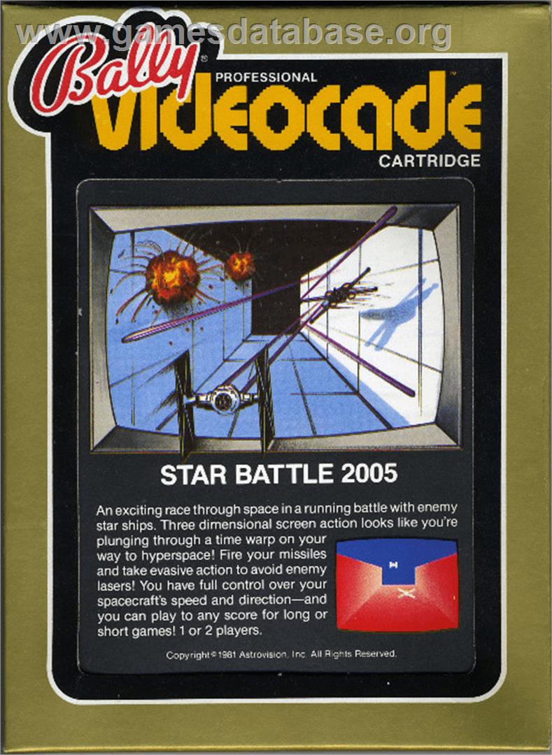 Star Battle - Bally Astrocade - Artwork - Box