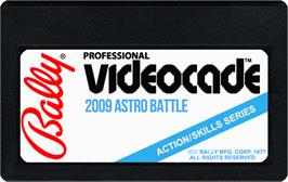 Cartridge artwork for Astro Battle on the Bally Astrocade.