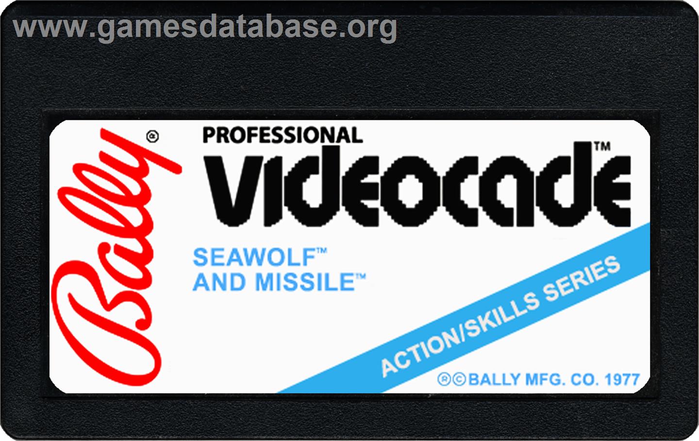 Missile - Bally Astrocade - Artwork - Cartridge