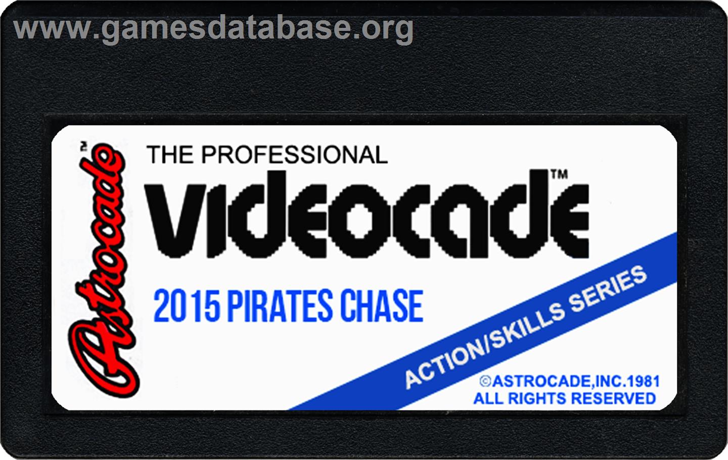 Pirate's Chase - Bally Astrocade - Artwork - Cartridge