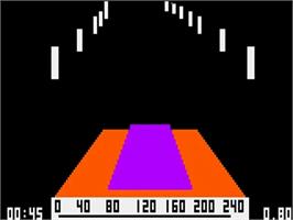 In game image of 280zzap on the Bally Astrocade.