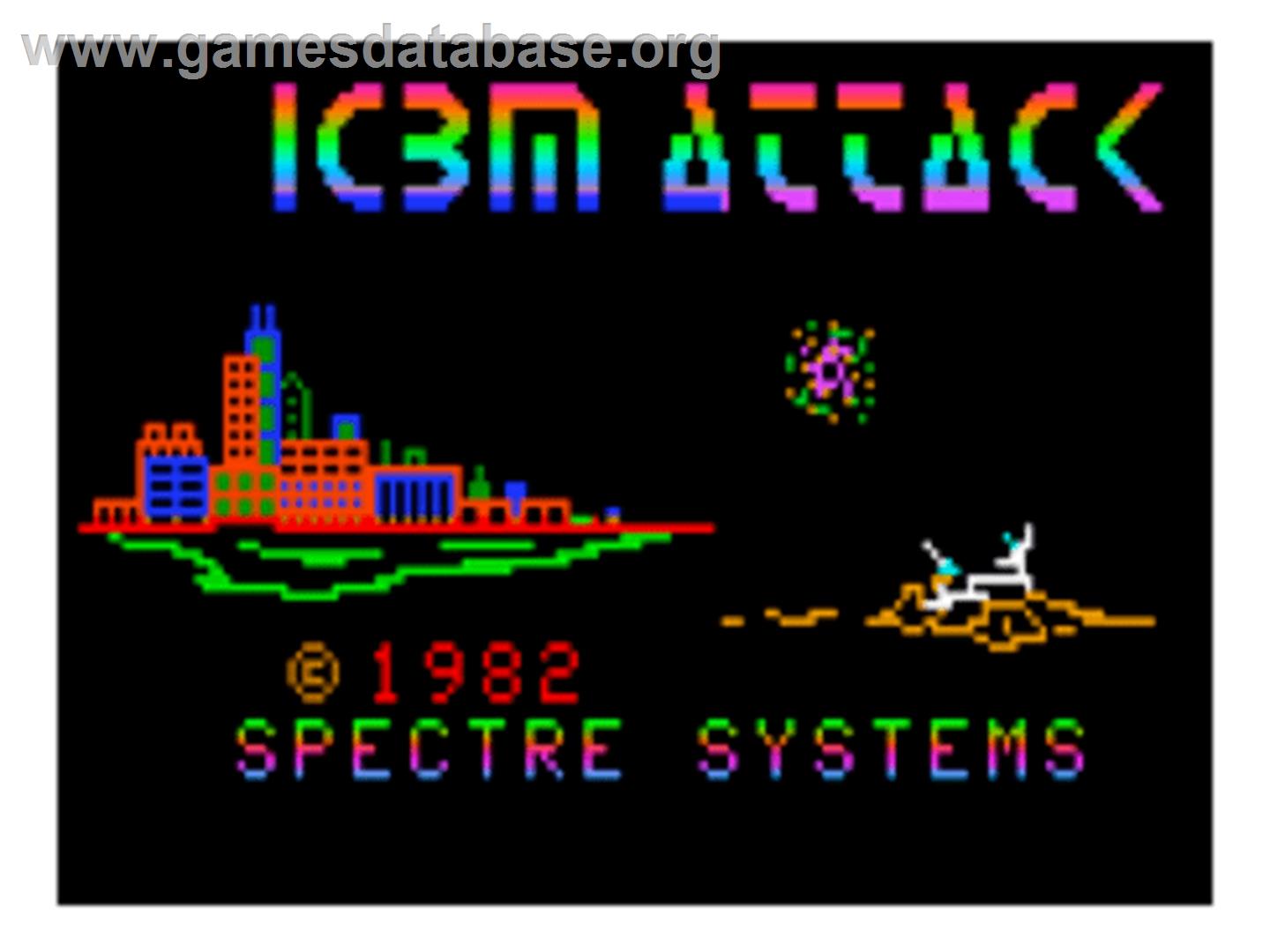 I.C.B.M. Attack - Bally Astrocade - Artwork - Title Screen
