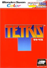 Box cover for Tetris on the Bandai WonderSwan Color.