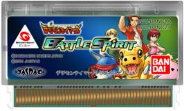 Cartridge artwork for Digimon Tamers: Battle Spirit on the Bandai WonderSwan Color.
