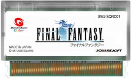 Cartridge artwork for Final Fantasy on the Bandai WonderSwan Color.