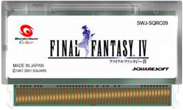 Cartridge artwork for Final Fantasy IV on the Bandai WonderSwan Color.