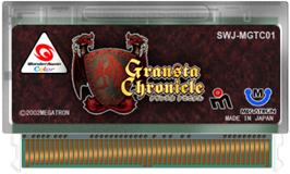 Cartridge artwork for Gransta Chronicle on the Bandai WonderSwan Color.