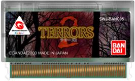 Cartridge artwork for Terrors 2 on the Bandai WonderSwan Color.