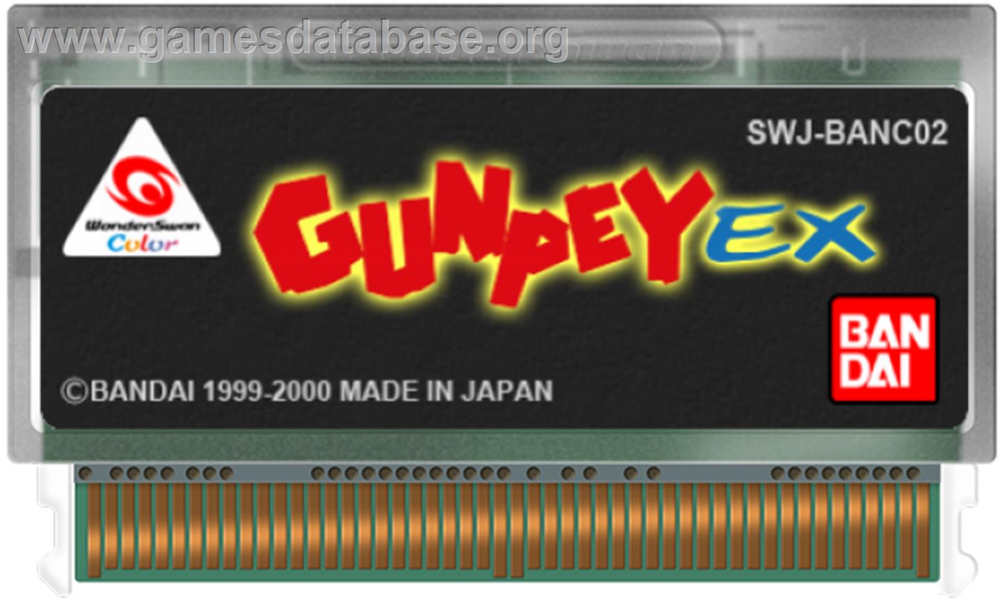 Gunpey EX - Bandai WonderSwan Color - Artwork - Cartridge