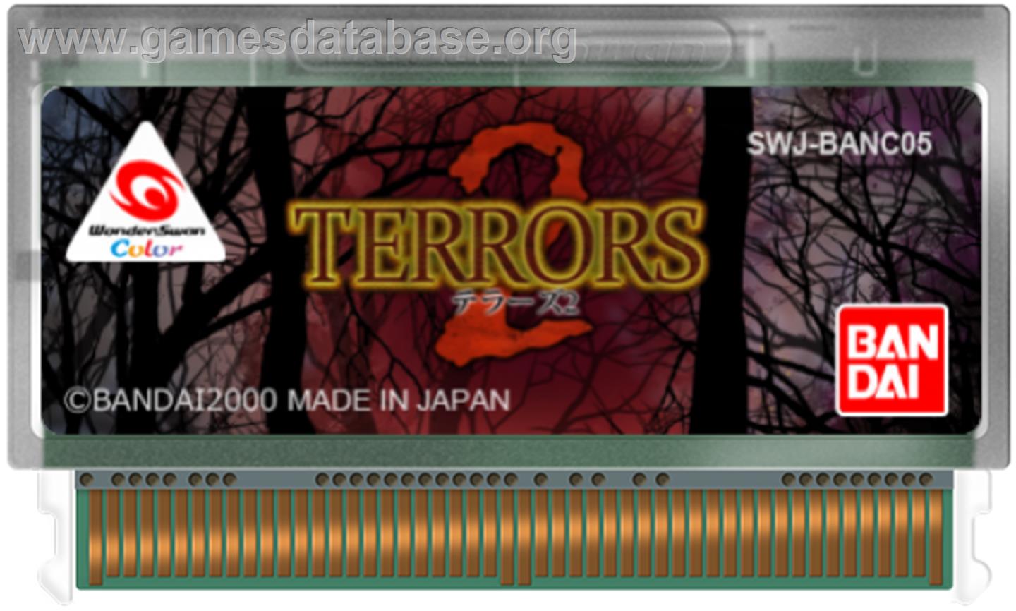 Terrors 2 - Bandai WonderSwan Color - Artwork - Cartridge