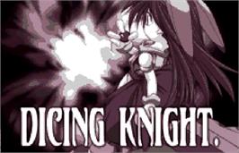 Title screen of Dicing Knight Period on the Bandai WonderSwan Color.
