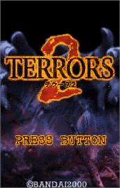 Title screen of Terrors 2 on the Bandai WonderSwan Color.
