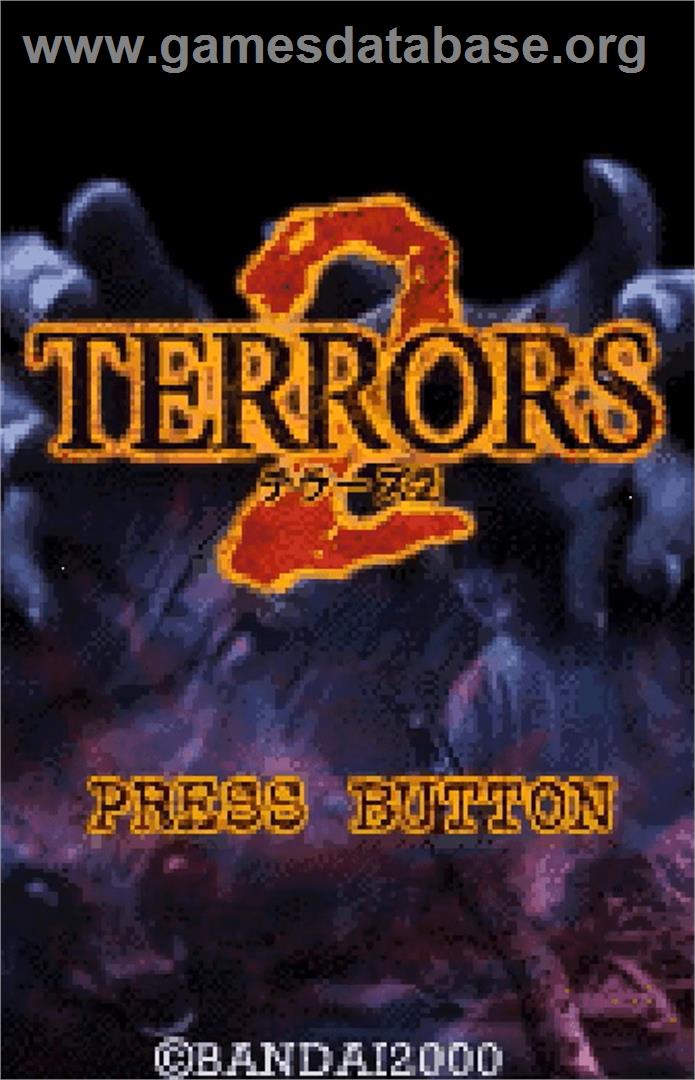 Terrors 2 - Bandai WonderSwan Color - Artwork - Title Screen