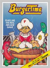 Box cover for Burger Time on the Coleco Vision.