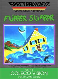 Box cover for Flipper Slipper on the Coleco Vision.