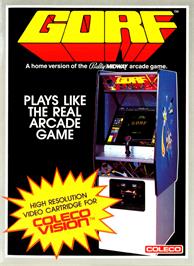 Box cover for Gorf on the Coleco Vision.