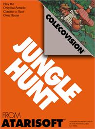 Box cover for Jungle Hunt on the Coleco Vision.