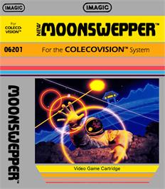 Box cover for Moonsweeper on the Coleco Vision.